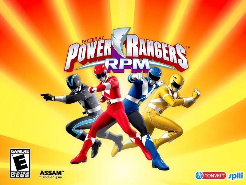 Assam Power Rangers RPM Game Cover